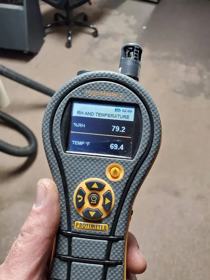 Moisture meter humidity assessment for Mold Remediation & Removal in Fort Worth